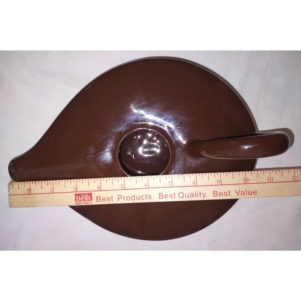 Teapot Modern Brown ceramic pitcher